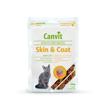 Canvit Health Care Snacks priboljški za zdravje kože in dlake mačk - 100 g