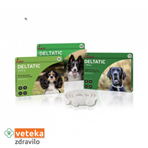 Deltatic zdravilna ovratnica za majhne pse do 5 kg - 35 cm