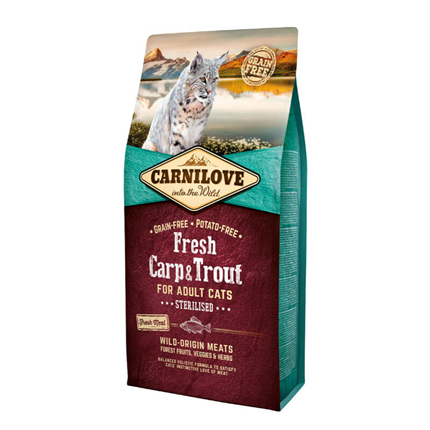 Carnilove Cat Fresh Adult Sterilised - krap & postrv