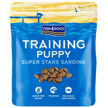 Fish4Dogs Training Puppy Superstars, sardine - 150 g