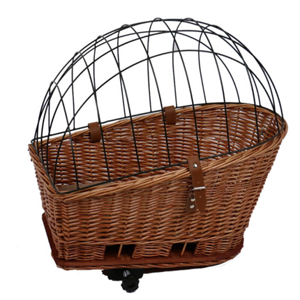 Duvo Provence Wicker pletena košara za kolo, prtljažnik - 35 x 55 x 49 cm