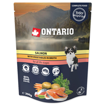 Ontario Dog - losos in zelenjava v juhi, 300g