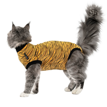 Suitical Recovery suit za mačke XS, tigrast - 40-45 cm