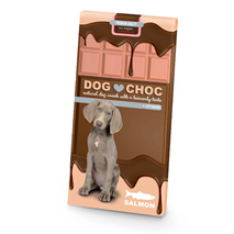 Duvo pasja čokolada DogChoc, z lososom - 100 g