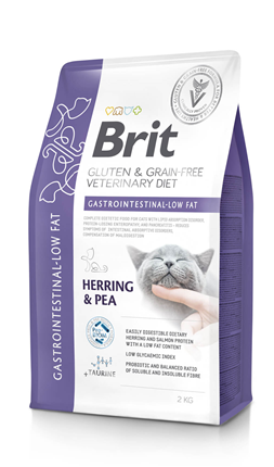 Brit GF Veterinarska dieta za mačke - Gastrointestinal Low Fat