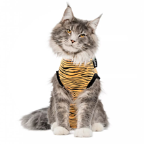 Suitical Recovery suit za mačke XXXS, tigrast - 29 - 37 cm