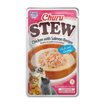 Inaba Cat Churu Stew, piščanec in losos - 40 g
