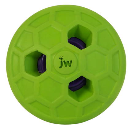 JW NaturalSound Rumbler gumijasta igrača - 12,2 x 12,2 x 7 cm