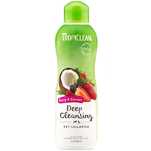 TropiClean Deep Cleansing šampon za dlako, gozd. sadeži in kokos - 355 ml