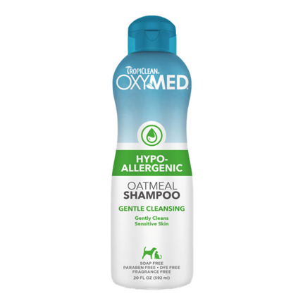 TropiClean OxyMed Oatmeal Hypoallergenic šampon za občutljivo kožo - 355 ml