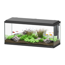 Aquatlantis akvarij Aqua Smart 80 LED, črn - 85 L / 80 x 30 x 37 cm