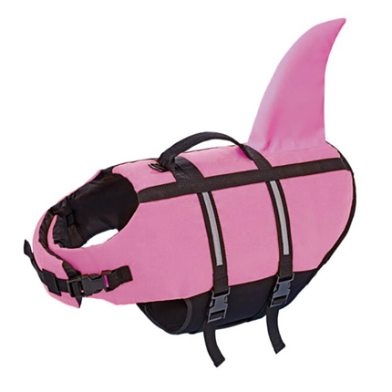 Nobby plavalni jopič "Sharky" za psa, roza - XL