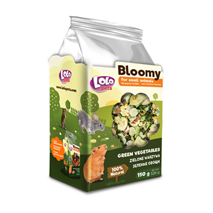 Lolo Bloomy posladek za kunce in glodalce, zelena zelenjava - 150 g