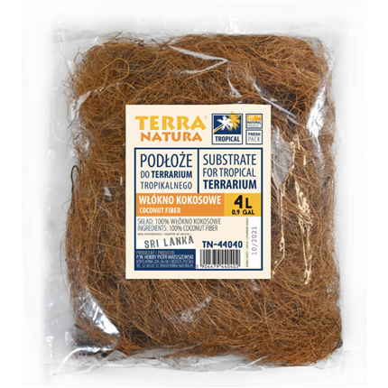 Terra Natura kokosova vlakna za tropske terarije - 4 l / 3,4 kg