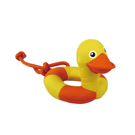 Pawise plavajoča igrača z vrvjo, račka - 17 cm