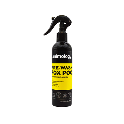 Animology Pre-Wash Fox Poo razpršilo za odstranjevanje neprijetnega vonja - 250 ml