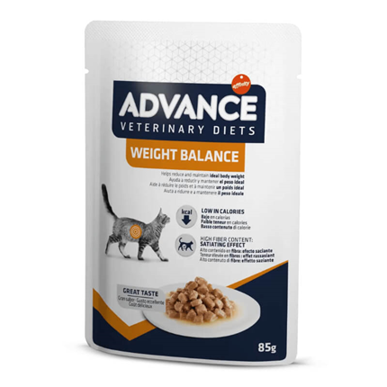 Advance veterinarska dieta Weight Balance Cat - svinjina, piščanec - 85 g