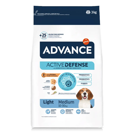 Advance Adult Medium Light - piščanec - 3 kg