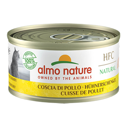 Almo Nature HFC Natural konzerva – piščančja bedra – 70 g