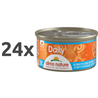 Almo Nature Daily Mousse konzerva - tuna in trska - 85 g 24 x 85 g