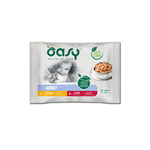 Oasy Chunks in Gravy Adult Multipack Meat Selection - 2 okusa - 4 x 85 g
