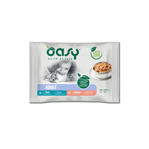 Oasy Chunks in Gravy Adult Multipack Fish Selection - 2 okusa - 4 x 85 g