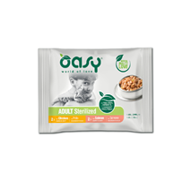 Oasy Chunks in Gravy Adult Multipack Sterilized Selection -2 okusa - 4 x 85 g