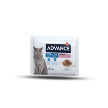 Advance Cat Adult Sterilized Multipack koščki v omaki, vrečka - puran - 4 x 85 g