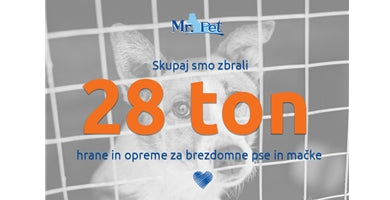 Velika dobrodelna akcija na dan živali »Donirajmo skupaj!« 2021