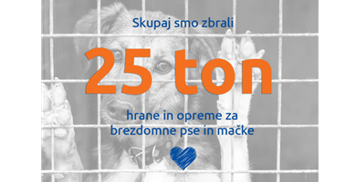 Velika dobrodelna akcija na dan živali »Donirajmo skupaj!« 2023