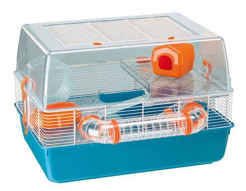 Ferplast kletka za hrčke Mini Duna Fun, opremljena – 55x 47 x 37,5 cm