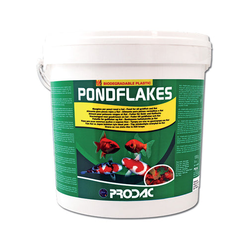 Prodac Pondflakes za majhne in srednje velike ribniške ribe - 10,5 l / 1000 g