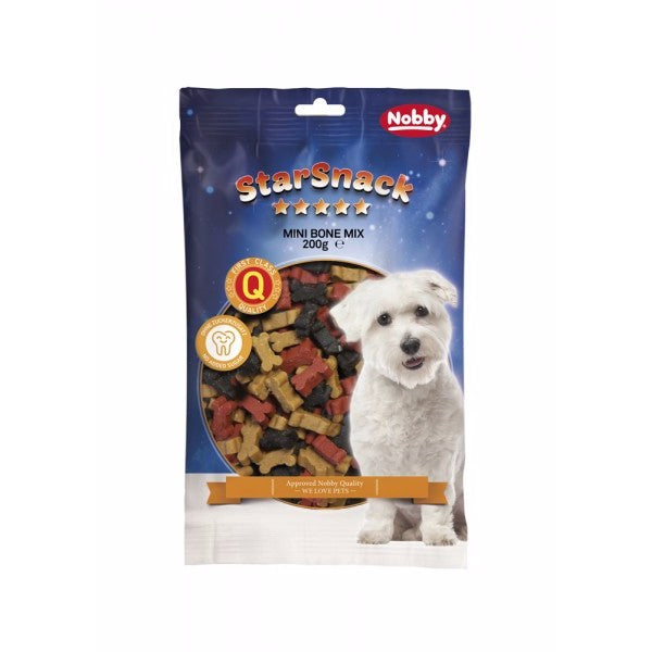 Nobby Starsnack piškoti v obliki mini kosti, mix – 200 g