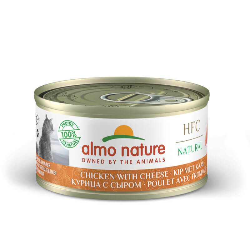 Almo Nature HFC Natural – piščanec in sir – 70 g - 70 g
