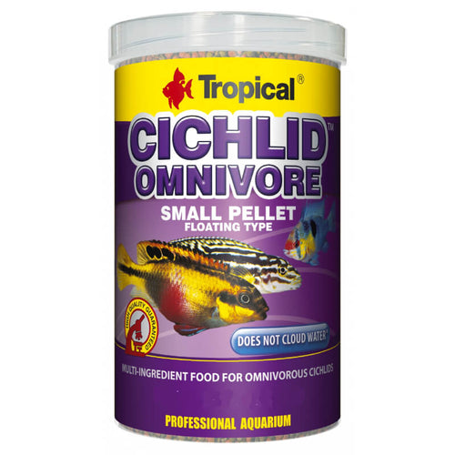 Tropical Cichlid Omnivore Small Pellet - 250 ml / 90 g