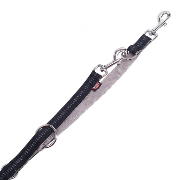 Nobby Soft Grip povodec - črn - 200 cm - 10 mm