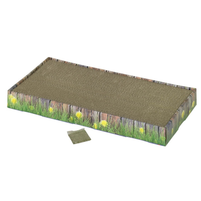 Nobby praskalnik iz lepenke z mačjo meto - 48 x 25 x 5 cm