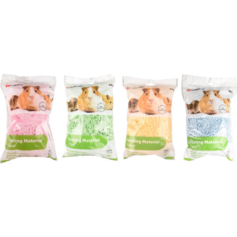 Flamingo papirnati gnezdilni material Jorna, različne barve - 90 g