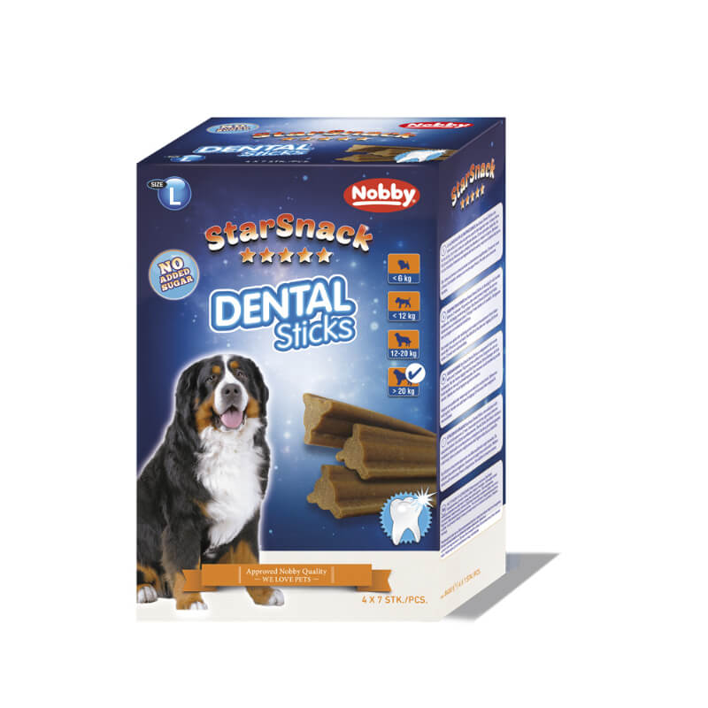 Nobby Starsnack Dental Sticks palčke Large – 840 g