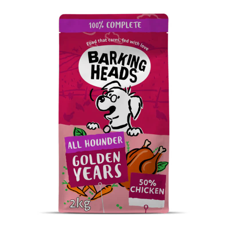 Barking Heads Golden Years za starejše pse - 12 kg