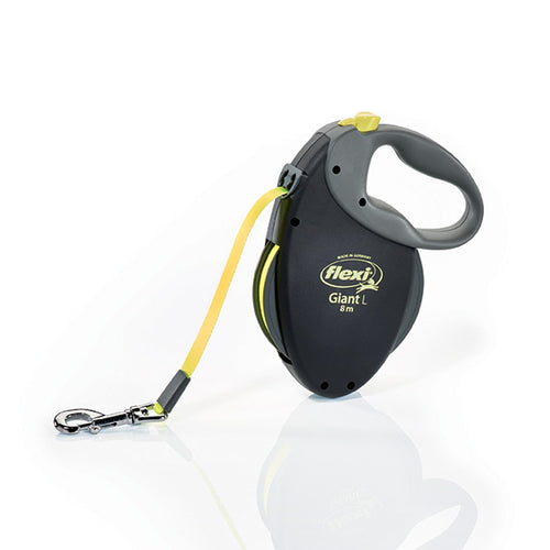 Flexi povodec Giant L, neon - 8 m