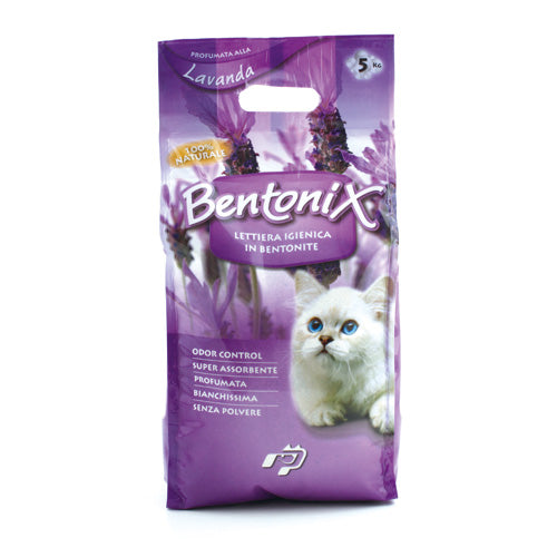 Bentonix posip za mačje stranišče, sivka - 5 kg
