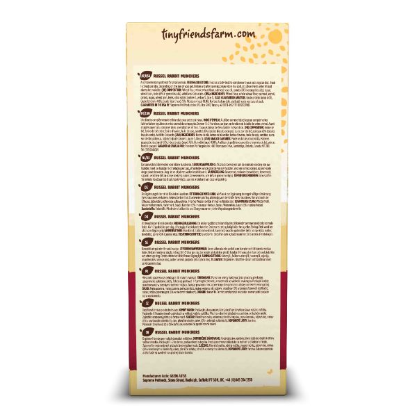 Tiny Friends Farm kunec Russel Munchers korenje in grah - 120 g (2)