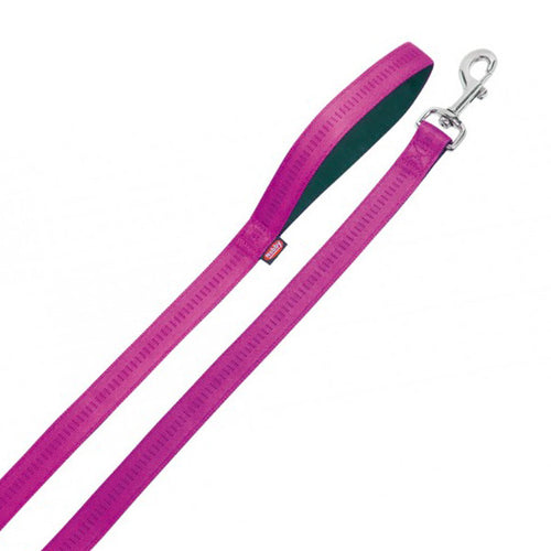 Nobby Soft Grip povodec - fuksija - 120 cm - 20 mm