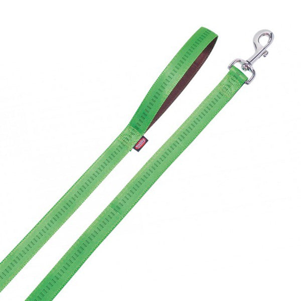 Nobby Soft Grip povodec - zelen - 120 cm - 25 mm