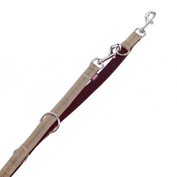 Nobby Soft Grip povodec - bež - 200 cm - 15 mm