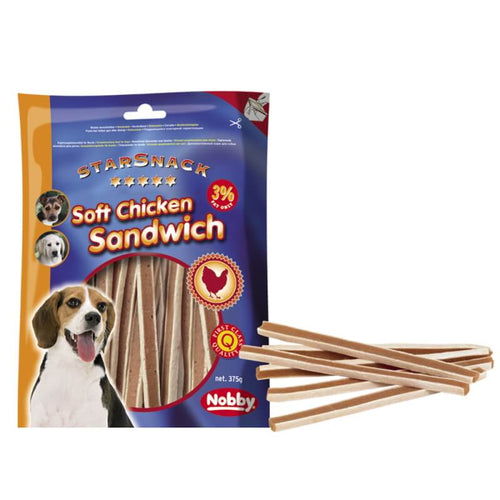 Nobby Starsnack piščančji sendviči - 375 g