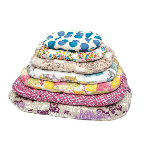 Leopet ovalna blazina Floconne, mix barve - 45 cm