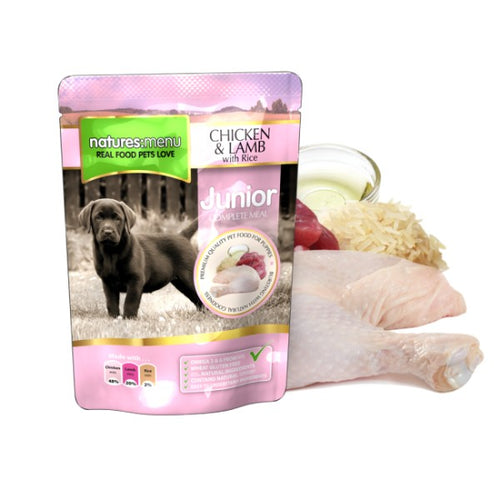 Natures Menu Junior - piščanec in jagnjetina - 300 g - 300 g