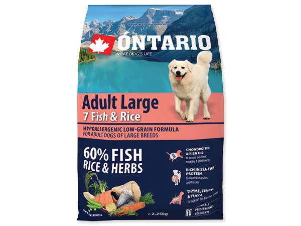 Ontario Adult Large - 7 rib in riž - 2,25 kg